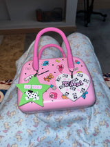 Teddy Bear Heart Shape Bag Charm