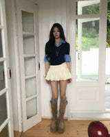 [♡MADE♡] sofiy half - low flare skirt