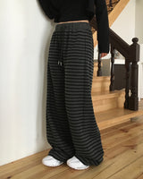 [MADE/Short,Long] Winnie, border knit long pants