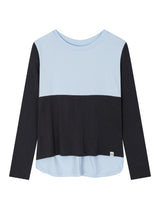 バック リボン ティーシャツ(CHARCOAL BLUE)