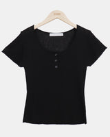 Yuel Ribbed Short Sleeve T-Shirt