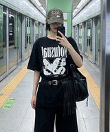バタフライオーバーフィットTシャツ - 4COLOR