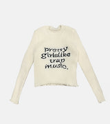 2000s grunge knit