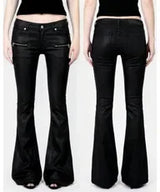 ZIP POCKET BOOTCUT DENIM (BLACK)