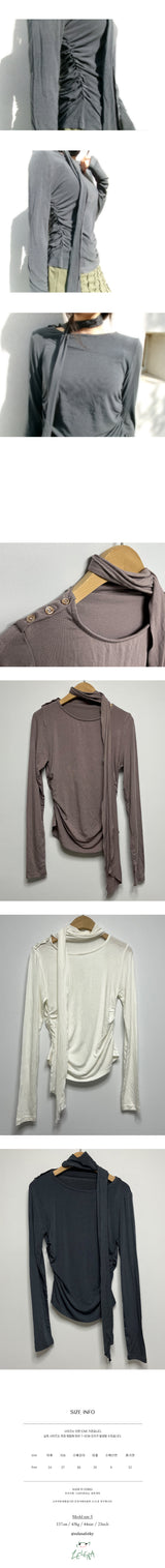 milk scarf tee