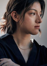 [925 silver] Deux.silver.208 / バンピアス (ゴールド)