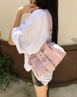 Pecol Leather Buckle Shoulder Bag