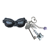 bra lace clicker keyring