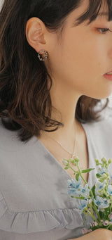 【MADE】 Bubble garden earring