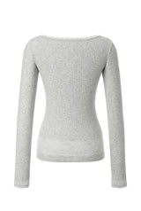 Azalea top - light gray