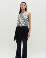 Layered Wrap Tie _ BLACK