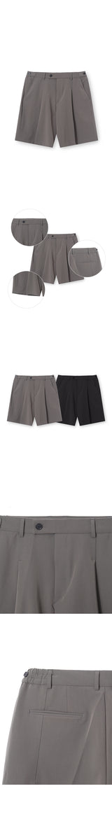[S/S]ルーズフィットハーフセットアップパンツ(2color)