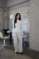 Carol Halter Off Shirring Tee