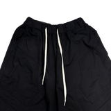 ripstop diagonal cargo shorts