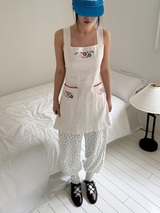 needlepoint apron dress 