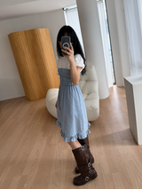 バックアイレットTシャツ