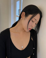 パフパフピアス (シルバー)