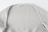 Golgi cotton bolero - light gray
