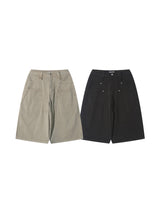 Deep Dying Double Carpenter Bermuda Pants 2C