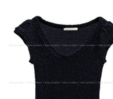 Poco Terry Layered Puff Short Sleeve