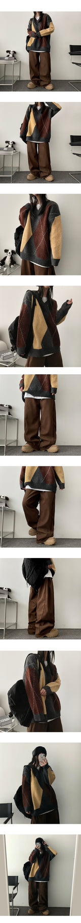 ポライサイドピンタックコーデュロイワイドパンツ [Long & short 2 short lengths!]