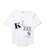 メッシースターチェックアップリケT White