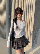 Ritz アンバランストップオフTシャツ