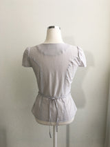 Double button v blouse