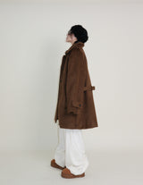バルマカンシングルアルパカハーフコート (Wool Coat/Winter Coat)
