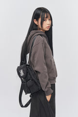 ロゴポケットミニリュック Black