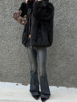 Low slim boots cut pants