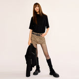 Turtle Neck Top - Black
