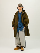 LAB Overfit Hood Fishtail Field Jacket