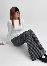 [MADE] Shaman Stripe Bootcut Banding Pants