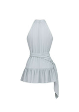 Romang Semi-Halterneck Blouse Ops