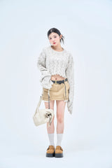 ロングスリーブミックスニット / long sleeve mix knit