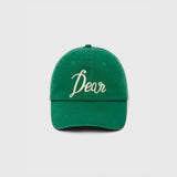 UNISEX Dear フェルトワッペンボールキャップ  [GREEN]