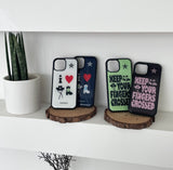 【MADE】 i ♥ cowboyフォンケース (ネイビー)