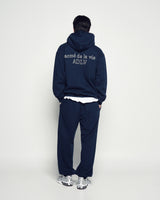 25FW ボーダーラインロングパンツ ダークネイビー