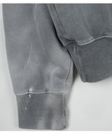  'GL' Logo Vintage Washing Hoodie [ ASH GRAY ]