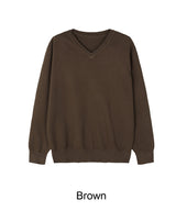 Faren Damaged V-neck Knit