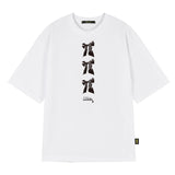 HOLY RIBBON OVER FIT SHORT-SLEEVED T-SHIRT_WHITE