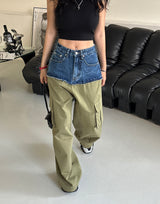 24SS クロップドハーフタートルネックノースリーブTシャツ