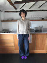 Picho frill check shirt (1color)