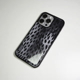 ワイルド リュクス レオパード フォンケース シャドウ(BK_Epoxy)