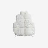 Jeno, high neck vest padded jacket.