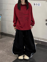 track two-way cotton balloon pants