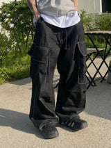 Nonfade stitch cargo balloon pants 2C