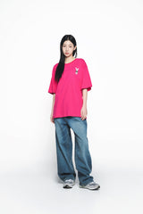 25SS マグショットエイリアンショートスリーブTシャツ ホットピンク
