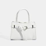 Mini Buckle Square Lock Tote Shoulder Bag